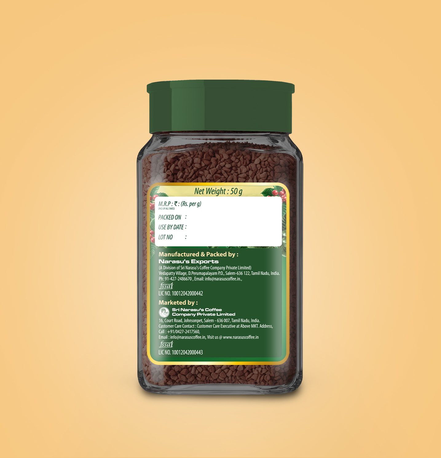 Pure Instant Coffee JAR